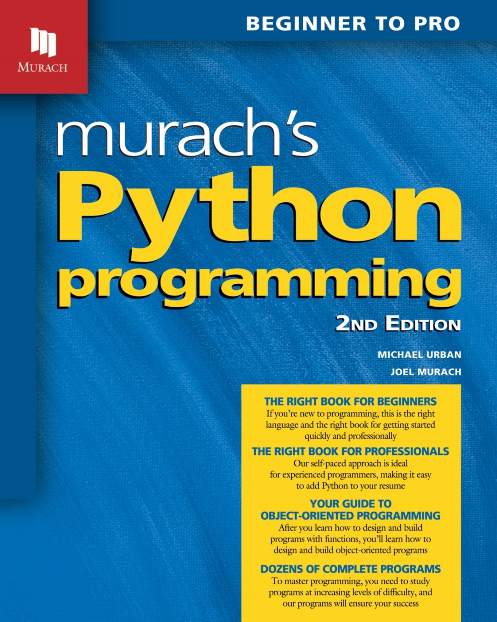 Murach's Python Programming - 2nd Edition (eBook)