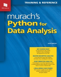 Immagine di copertina: Murach's Python for Data Analysis 1st edition 9781943872763