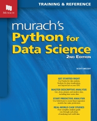 Cover image: Murach's Python for Data Science (2nd Edition) 2nd edition 9781943873173