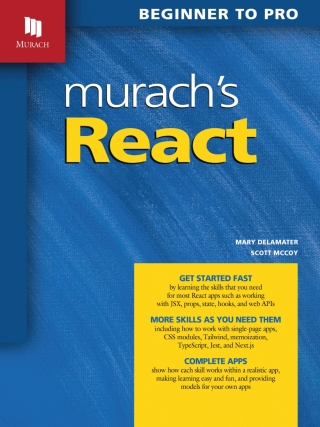 Imagen de portada: Murach's React 1st edition 9781943873258