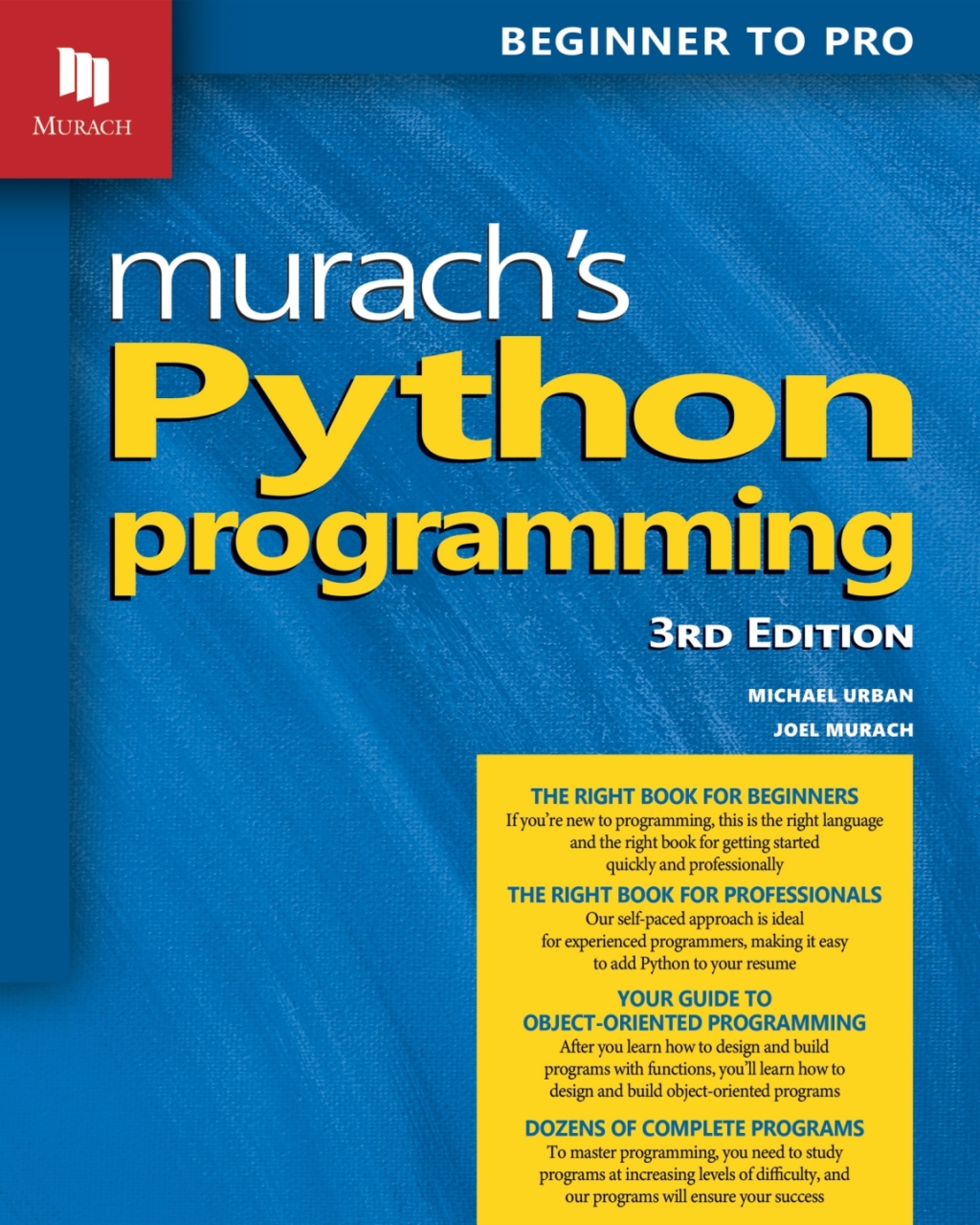 Murach's Python Programming (3rd Edition) - 3rd Edition (eBook)