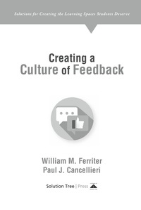 Imagen de portada: Creating a Culture of Feedback 1st edition 9781943874149