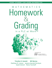 Cover image: Mathematics Homework and Grading in a PLC at Work™ 1st edition 9781943874170