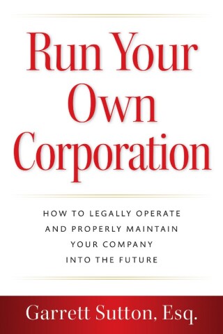 Cover image: Run Your Own Corporation 9781944194970