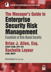 Imagen de portada: The Manager’s Guide to Enterprise Security Risk Management 9781944480240