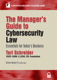 Omslagafbeelding: The Manager’s Guide to Cybersecurity Law 9781944480301
