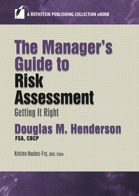 صورة الغلاف: The Manager’s Guide to Risk Assessment 9781944480363
