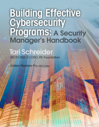 Cover image: Building Effective Cybersecurity Programs 9781944480509
