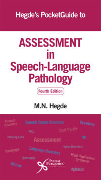 Omslagafbeelding: Hegde's PocketGuide to Assessment in Speech-Language Pathology 4th edition 9781944883102