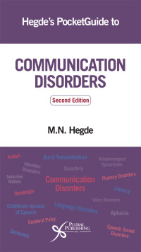 Imagen de portada: Hegde's PocketGuide to Communication Disorders 2nd edition 9781944883140