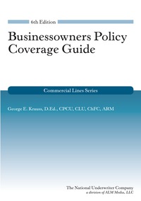Imagen de portada: Businessowners Policy Coverage Guide 6th edition