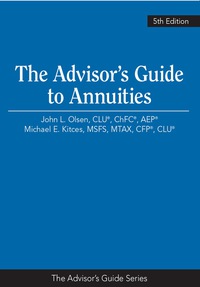 Imagen de portada: Advisor's Guide to Annuities 5th edition 9781945424533
