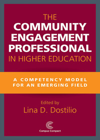 Omslagafbeelding: The Community Engagement Professional in Higher Education: A Competency Model for an Emerging Field 9781945459030
