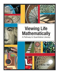 Cover image: Viewing Life Mathematically: A Pathway to Quantitative Literacy 1st edition 9781935782056