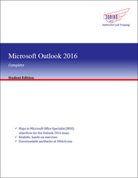 Cover image: Microsoft Outlook 2016 Complete (Student Edition) 1st edition 9781945281372