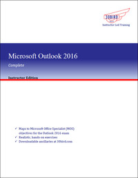 Imagen de portada: Microsoft Outlook 2016 Complete (Instructor Edition) 1st edition 9781945281389