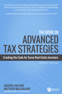 صورة الغلاف: The Book on Advanced Tax Strategies 9781947200227