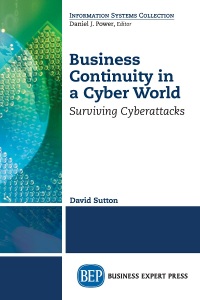 Cover image: Business Continuity in a Cyber World 9781947441460