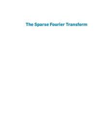 Imagen de portada: The Sparse Fourier Transform 9781947487048