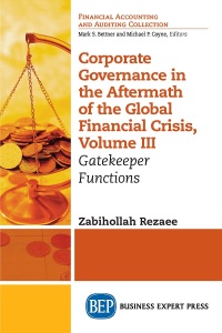 Cover image: Corporate Governance in the Aftermath of the Global Financial Crisis, Volume III 9781947843721