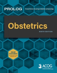 Imagen de portada: PROLOG: Obstetrics, Ninth Edition (Assessment &amp; Critique) 9781948258265