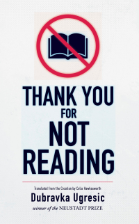 Cover image: Thank You for Not Reading 9781948830454