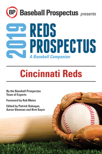 Imagen de portada: Cincinnati Reds 2019: A Baseball Companion 9781949332360