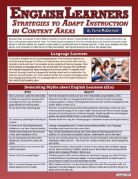 Imagen de portada: English Learners: Strategies to Adapt Instruction in Content Areas 1st edition 9781938539930