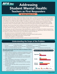 Cover image: Addressing Student Mental Health: Teachers as First Responders 1st edition 9781938539251