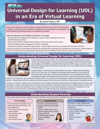 صورة الغلاف: Universal Design for Learning (UDL) in an Era of Virtual Learning 1st edition 9781887943901
