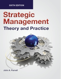 Cover image: Strategic Management Theory and Practice 6th edition 9781950377152