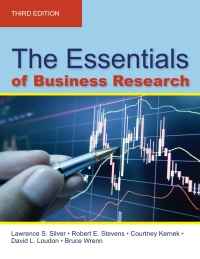 表紙画像: The Essentials of Business Research: Concepts and Cases 3rd edition 9781950377961