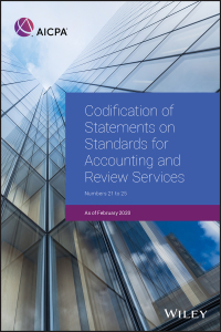 Cover image: Codification of Statements on Standards for Accounting and Review Services, Numbers 21 - 25 2nd edition 9781950688463