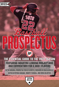 Cover image: Baseball Prospectus 2022 27th edition 9781950716906