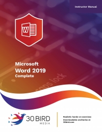 Imagen de portada: Microsoft Word 2019 Complete (Intructor Edition) 1st edition 9781949919943