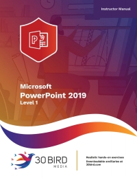 Cover image: Microsoft PowerPoint 2019 Level 1 (Instructor Edition) 1st edition 9781950889143