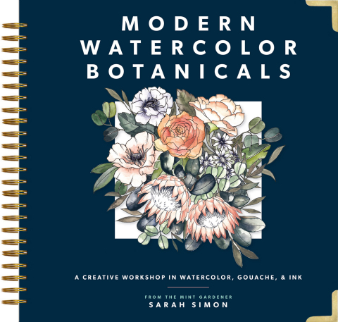 Modern Watercolor Botanicals: A Creative Workshop in Watercolor, Gouache, & Ink - FULL INSTANT DOWNLOAD | PDF DOCX EPUB