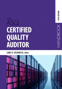 Cover image: The ASQ Certified Quality Auditor Handbook 5th edition 9781951058098