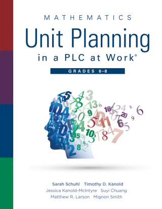 Titelbild: Mathematics Unit Planning in a PLC at Work®, Grades 6 - 8 1st edition 9781951075279