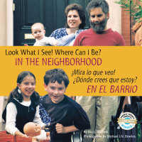 Imagen de portada: Look What I See! Where Can I Be? In the Neighborhood / ¡Mira lo que veo! ¿Dónde crees que estoy? En el barrio 9781951995027