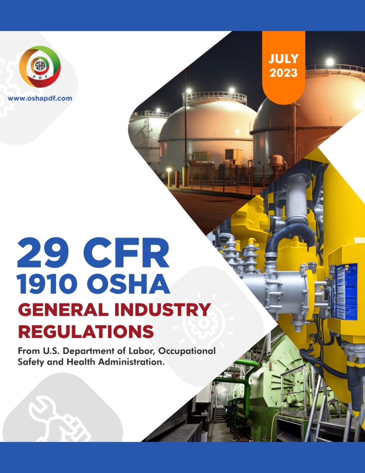 OSHA 1910 General Industry July 2023 Book 1st Edition