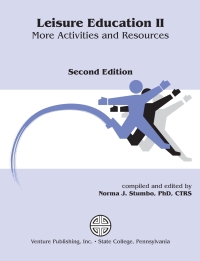 Imagen de portada: Leisure Education II: More Activities and Resources 2nd edition 9781892132284