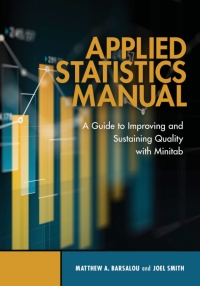 Imagen de portada: Applied Statistics Manual 1st edition 9780873899758
