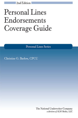 表紙画像: Personal Lines Endorsements Coverage Guide 2nd edition 9781954096394