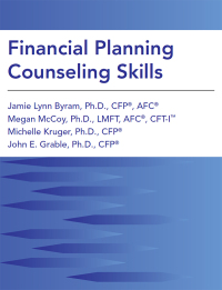 Imagen de portada: Financial Planning Counseling Skills 1st edition 9781954096974