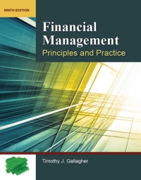 Cover image: Financial Management: Principles and Practice 9th edition 9781954156098