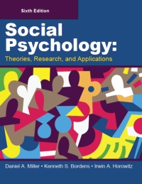 Imagen de portada: Social Psychology: Theories, Research, and Applications 6th edition 9781955543309