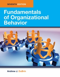 Imagen de portada: Fundamentals of Organizational Behavior 7th edition 9781955543903
