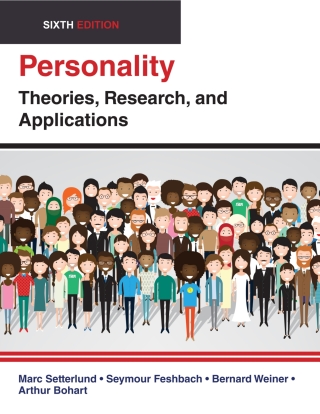Cover image: Personaility: Theories, Research, and Applications 6th edition 9781955543767