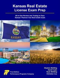 Cover image: Kansas Real Estate License Exam Prep: All-in-One Review and Testing to Pass Kansas' Pearson Vue Real Estate Exam 1st edition 9781955919401